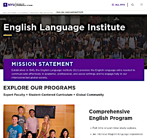 NYU Big Blue Button homepage