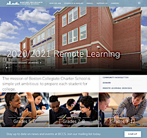 Boston Collegiate homepage