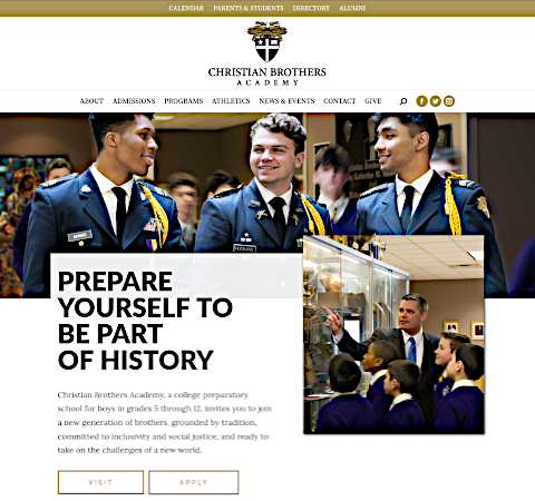 Christain Brothers homepage